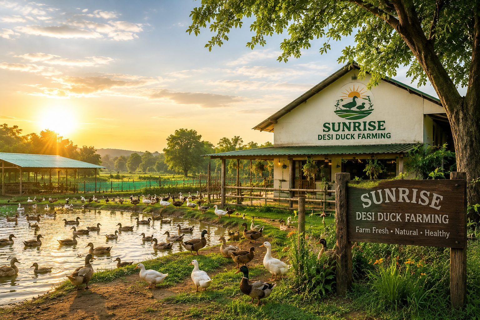 Sunrise Desi Duck Farm