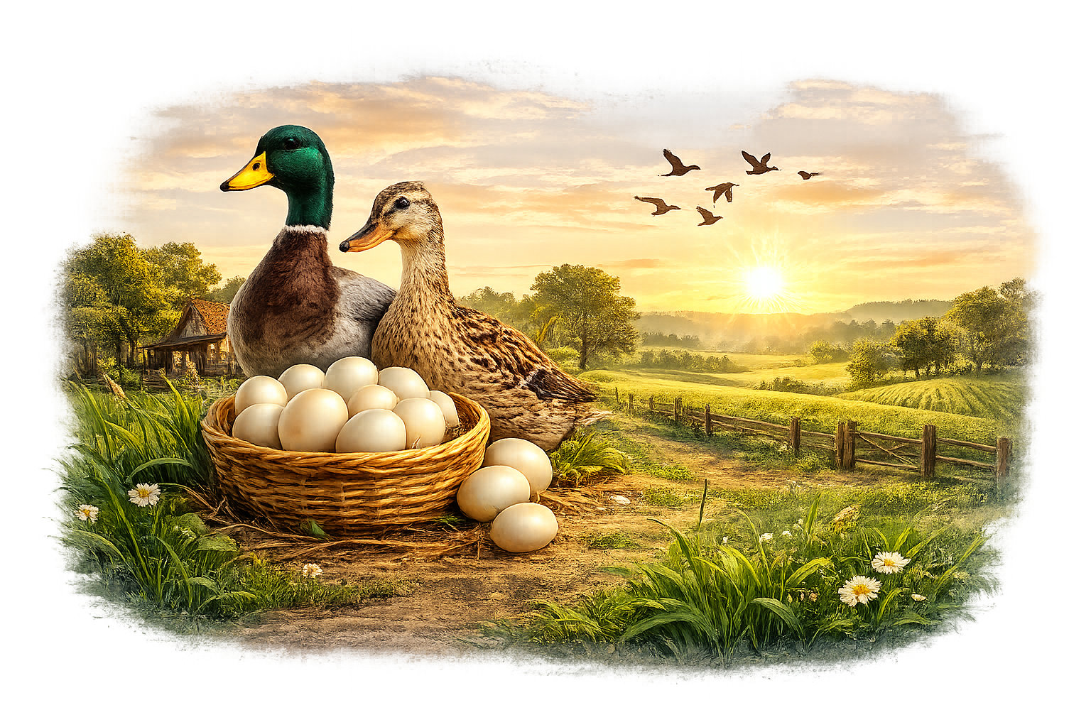 Sunrise Ducks