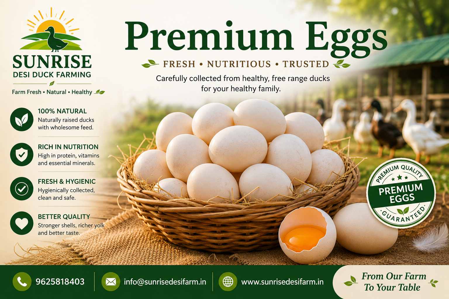 Fresh Duck Eggs